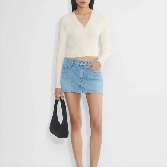 Sunday Best Keaton Cardigan Cable Knit Fitted - Picture 7 of 9